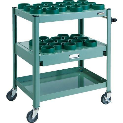 TRUSCO TCW型ツーリングワゴン HSK100A BT50 NT50 33個 スライド棚付 G...