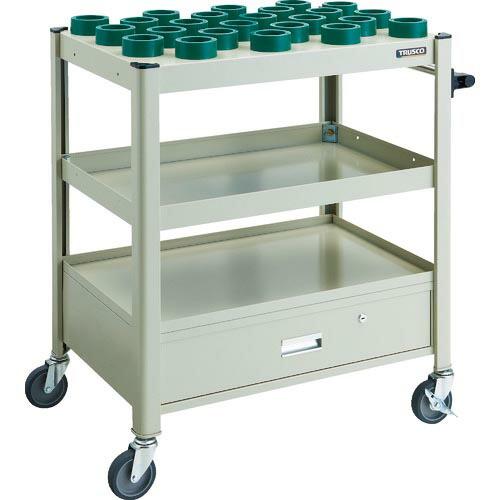 TRUSCO TCW型ツーリングワゴン HSK63A BT40 NT40 24個 引出し付 NG色 ...