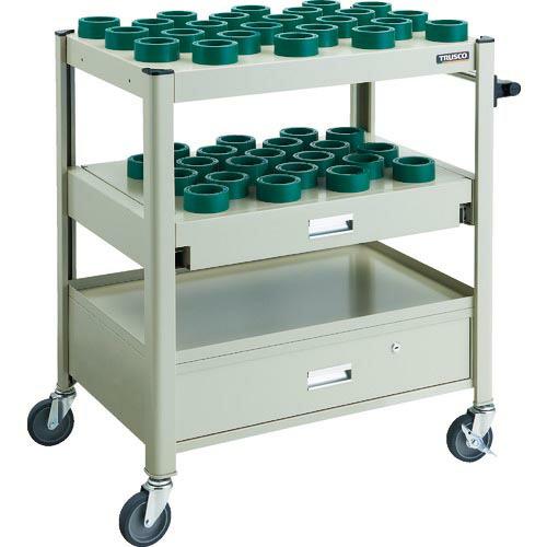 TRUSCO TCW型ツーリングワゴン HSK63A BT40 NT40 45個 スライド棚引出し付...