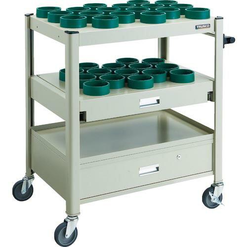 TRUSCO TCW型ツーリングワゴン HSK100A BT50 NT50 33個 スライド棚引出し...