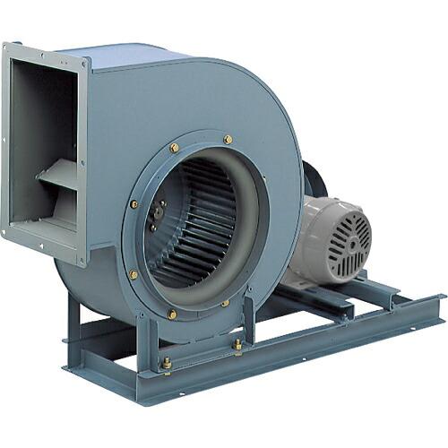 TERAL シロッコファン(多翼送風機)片吸込片持形ベルト駆動式 吐出口外径130×165mm ( ...