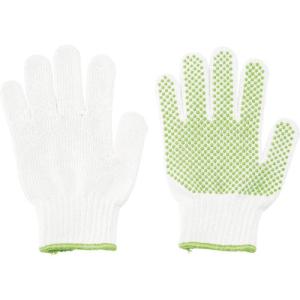 【SALE価格】TRUSCO リサイクルすべり止め手袋 女性用 フリーサイズ ( DPM-PET75-W ) トラスコ中山(株)｜orangetool
