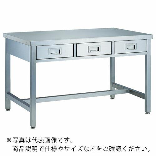 TRUSCO オールステンレス引出付作業台 引出3個付 1200X600 ( SWD3-1260 )...