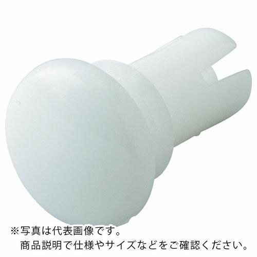 TRUSCO プッシュリベット 板厚1.4~2.4mm 穴径4.1Φ 長さ4.0 白 50個入 ( ...