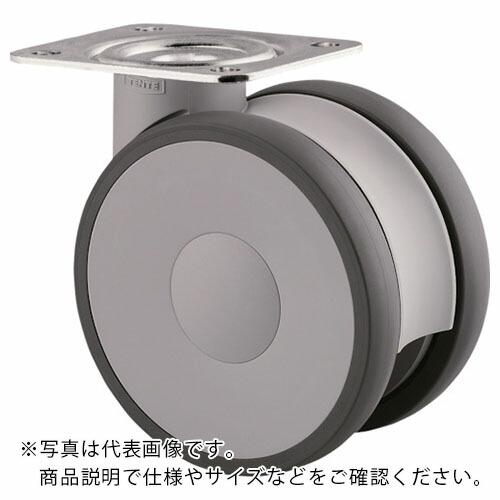 【SALE価格】テンテキャスター 高性能旋回双輪キャスター&quot;LINEA&quot;(ウレタン車輪) φ125 ...