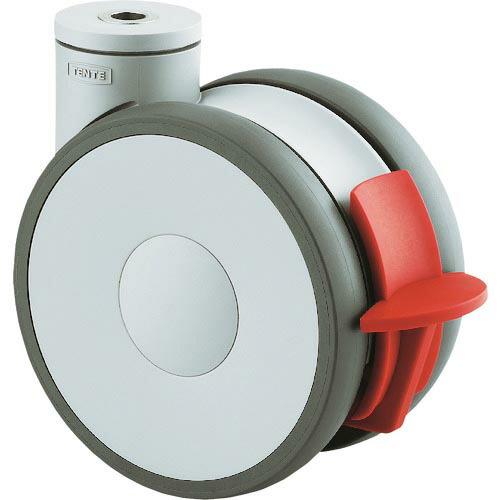 【SALE価格】テンテキャスター 高性能旋回双輪キャスター&quot;LINEA&quot;(ポリウレタン車) φ150...