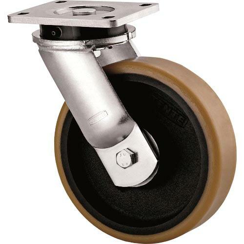テンテキャスター 超重荷重用キャスター&quot;KAPPA&quot;(ウレタン車輪) φ200 自在式 ( 9650...