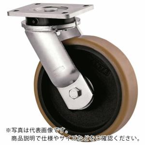 テンテキャスター 超重荷重用キャスター"KAPPA"(ウレタン車輪) φ300 自在式  ( 9650FTP300P63 ) テンテキャスター(株) (メーカー取寄)｜orangetool