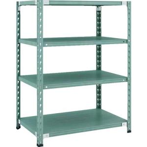 【SALE価格】TRUSCO CB型セミボルトレス軽中量棚 900X600XH1200 4段 グリーン ( CB-4364-GN ) トラスコ中山(株)｜orangetool