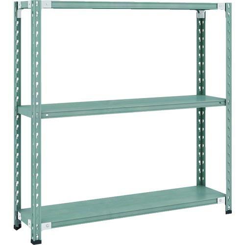 【SALE価格】TRUSCO CB型セミボルトレス軽中量棚 1200X300XH1200 3段 グリ...