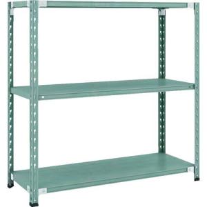 【SALE価格】TRUSCO CB型セミボルトレス軽中量棚 1200X450XH1200 3段 グリーン ( CB-4443-GN ) トラスコ中山(株)｜orangetool