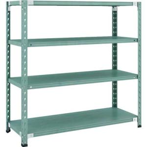 【SALE価格】TRUSCO CB型セミボルトレス軽中量棚 1200X450XH1200 4段 グリーン ( CB-4444-GN ) トラスコ中山(株)｜orangetool