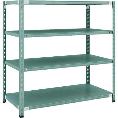 【SALE価格】TRUSCO CB型セミボルトレス軽中量棚 1200X600XH1200 4段 グリ...