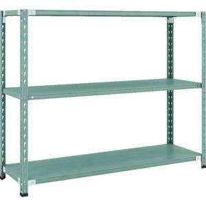 【SALE価格】TRUSCO CB型セミボルトレス軽中量棚 1500X450XH1200 3段 グリーン ( CB-4543-GN ) トラスコ中山(株)｜orangetool