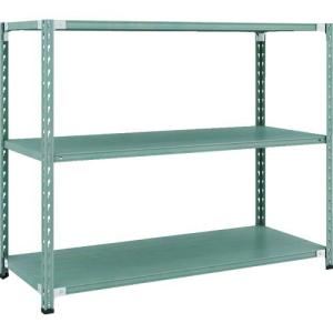 【SALE価格】TRUSCO CB型セミボルトレス軽中量棚 1500X600XH1200 3段 グリーン ( CB-4563-GN ) トラスコ中山(株)｜orangetool