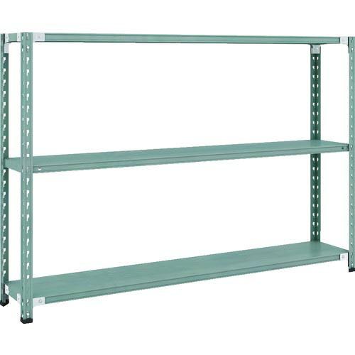 【SALE価格】TRUSCO CB型セミボルトレス軽中量棚 1800X300XH1200 3段 グリ...