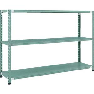 【SALE価格】TRUSCO CB型セミボルトレス軽中量棚 1800X450XH1200 3段 グリーン ( CB-4643-GN ) トラスコ中山(株)｜orangetool