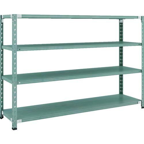 【SALE価格】TRUSCO CB型セミボルトレス軽中量棚 1800X450XH1200 4段 グリ...