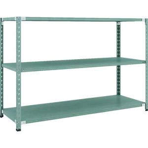 【SALE価格】TRUSCO CB型セミボルトレス軽中量棚 1800X600XH1200 3段 グリーン ( CB-4663-GN ) トラスコ中山(株)｜orangetool