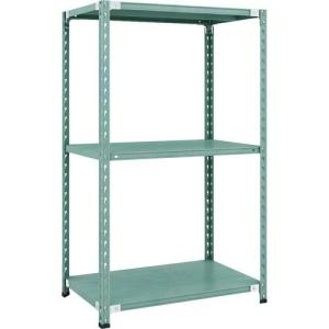 【SALE価格】TRUSCO CB型セミボルトレス軽中量棚 900X600XH1500 3段 グリーン ( CB-5363-GN ) トラスコ中山(株)｜orangetool