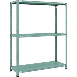 【SALE価格】TRUSCO CB型セミボルトレス軽中量棚 1200X450XH1500 3段 グリーン ( CB-5443-GN ) トラスコ中山(株)｜orangetool
