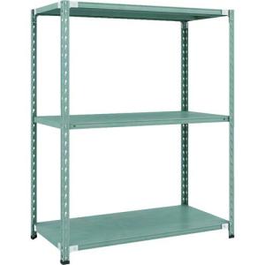 【SALE価格】TRUSCO CB型セミボルトレス軽中量棚 1200X600XH1500 3段 グリーン ( CB-5463-GN ) トラスコ中山(株)｜orangetool