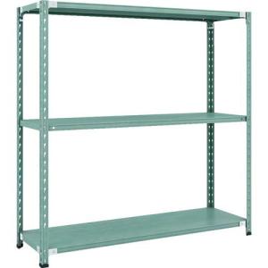 【SALE価格】TRUSCO CB型セミボルトレス軽中量棚 1500X450XH1500 3段 グリーン ( CB-5543-GN ) トラスコ中山(株)｜orangetool