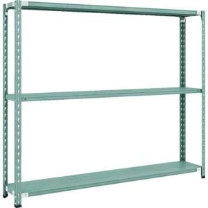 【SALE価格】TRUSCO CB型セミボルトレス軽中量棚 1800X300XH1500 3段 グリーン ( CB-5633-GN )｜orangetool