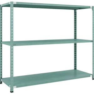 【SALE価格】TRUSCO CB型セミボルトレス軽中量棚 1800X600XH1500 3段 グリーン ( CB-5663-GN )｜orangetool