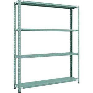【SALE価格】TRUSCO CB型セミボルトレス軽中量棚 1500X300XH1800 4段 グリーン ( CB-6534-GN )｜orangetool