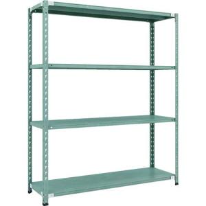 【SALE価格】TRUSCO CB型セミボルトレス軽中量棚 1500X450XH1800 4段 グリーン ( CB-6544-GN )｜orangetool