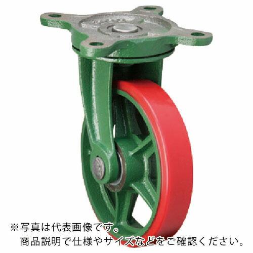 東北車輛製造所 鋳物製キャスター 標準型自在金具付ウレタン車輪 100 (100BRULB)