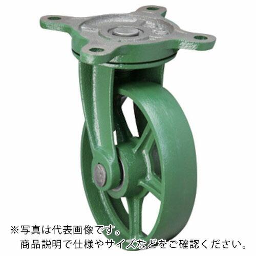 東北車輛製造所 鋳物製キャスター 標準型自在金具付鉄車輪 150 (150BRFB)