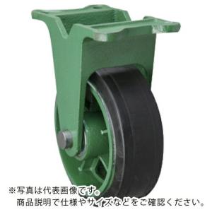 東北車輛製造所 鋳物製キャスター 幅広型固定金具付ゴム車輪 150X50 ( 150X50TKB ) (株)東北車輛製造所 (メーカー取寄)｜orangetool