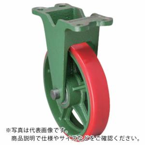東北車輛製造所 鋳物製キャスター 標準型固定金具付ウレタン車輪 75 (75KULB)｜orangetool