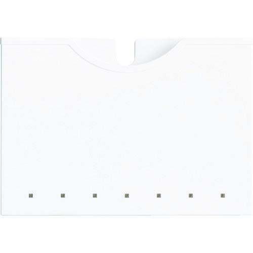 TRUSCO ポケットホルダー マグネット付 白 ( PKHM-W ) トラスコ中山(株)