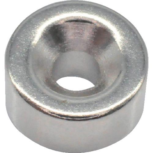 【SALE価格】TRUSCO ネオジム丸形磁石 皿ねじ穴付 外径8mm×4mm M2 1個入 ( T...