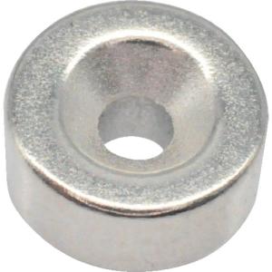 【SALE価格】TRUSCO ネオジム丸形磁石 皿ねじ穴付 外径9mm×4mm M2 1個入 ( T09R04-M2 ) トラスコ中山(株)｜orangetool