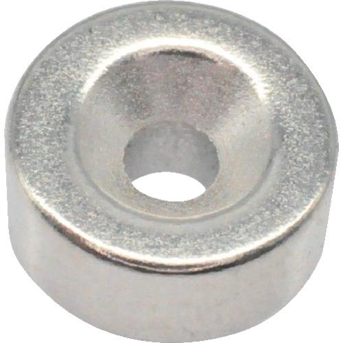 【SALE価格】TRUSCO ネオジム丸形磁石 皿ねじ穴付 外径9mm×4mm M2 1個入 ( T...