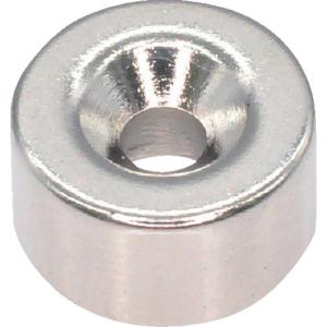 【SALE価格】TRUSCO ネオジム丸形磁石 皿ねじ穴付 外径9mm×5mm M2 1個入 ( T09R05-M2 ) トラスコ中山(株)｜orangetool