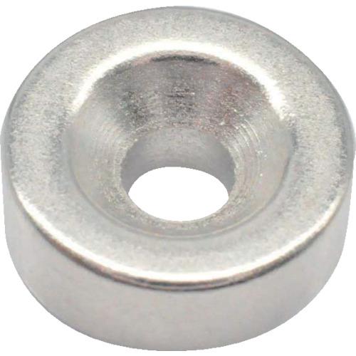 【SALE価格】TRUSCO ネオジム丸形磁石 皿ねじ穴付 外径11mm×4mm M3 1個入 ( ...