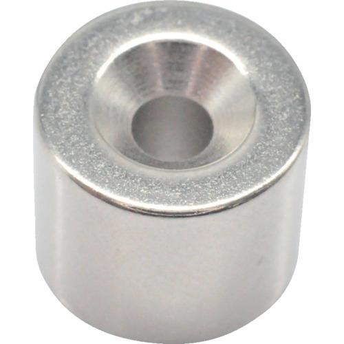 【SALE価格】TRUSCO ネオジム丸形磁石 皿ねじ穴付 外径12mm×10mm M3 1個入 (...