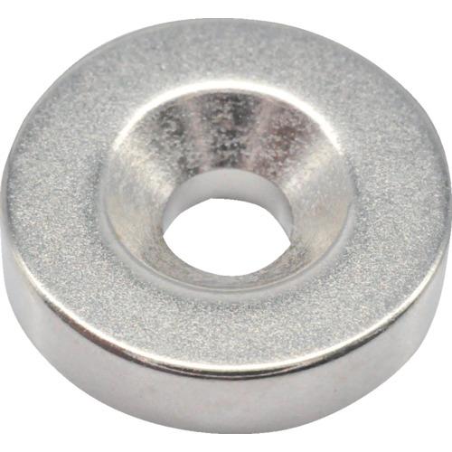 【SALE価格】TRUSCO ネオジム丸形磁石 皿ねじ穴付 外径20mm×5mm M5 1個入 ( ...