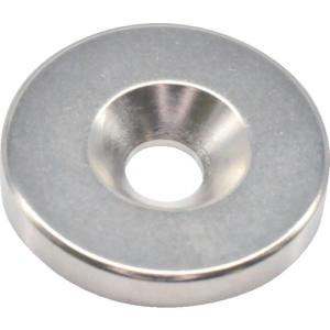 【SALE価格】TRUSCO ネオジム丸形磁石 皿ねじ穴付 外径24mm×4mm M5 1個入 ( T24R04-M5 ) トラスコ中山(株)｜orangetool