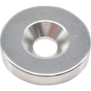 【SALE価格】TRUSCO ネオジム丸形磁石 皿ねじ穴付 外径25mm×5mm M6 1個入 ( T25R05-M6 ) トラスコ中山(株)｜orangetool