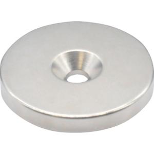 【SALE価格】TRUSCO ネオジム丸形磁石 皿ねじ穴付 外径35mm×5mm M5 1個入 ( T35R05-M5 ) トラスコ中山(株)｜orangetool