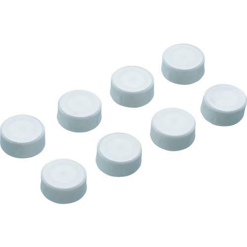 【SALE価格】TRUSCO 樹脂台車 交換用目隠しキャップ ホワイト 8個入り ( JDMC-8S...