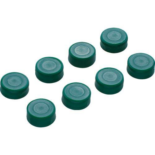 【SALE価格】TRUSCO 樹脂台車 交換用目隠しキャップ グリーン 8個入り ( JDMC-8S...