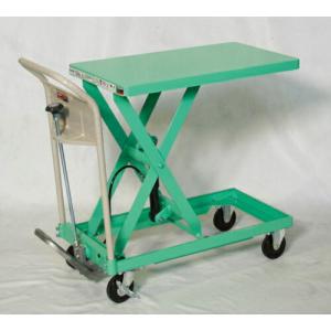 TRUSCO ハンドリフター 150kg 400X720 グリーン ( HLFA-S150G )｜orangetool