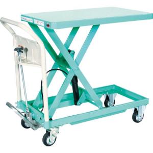 TRUSCO ハンドリフター 250kg 500X800 グリーン ( HLFA-S250G )｜orangetool